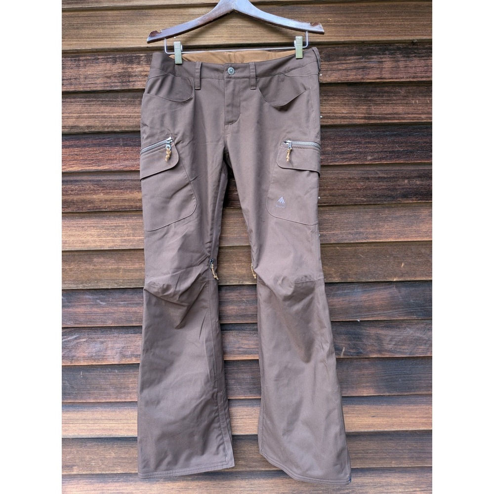 Burton Dryride Snowboard Pants Size S Orange Gloria Insulated Ski Snow $239